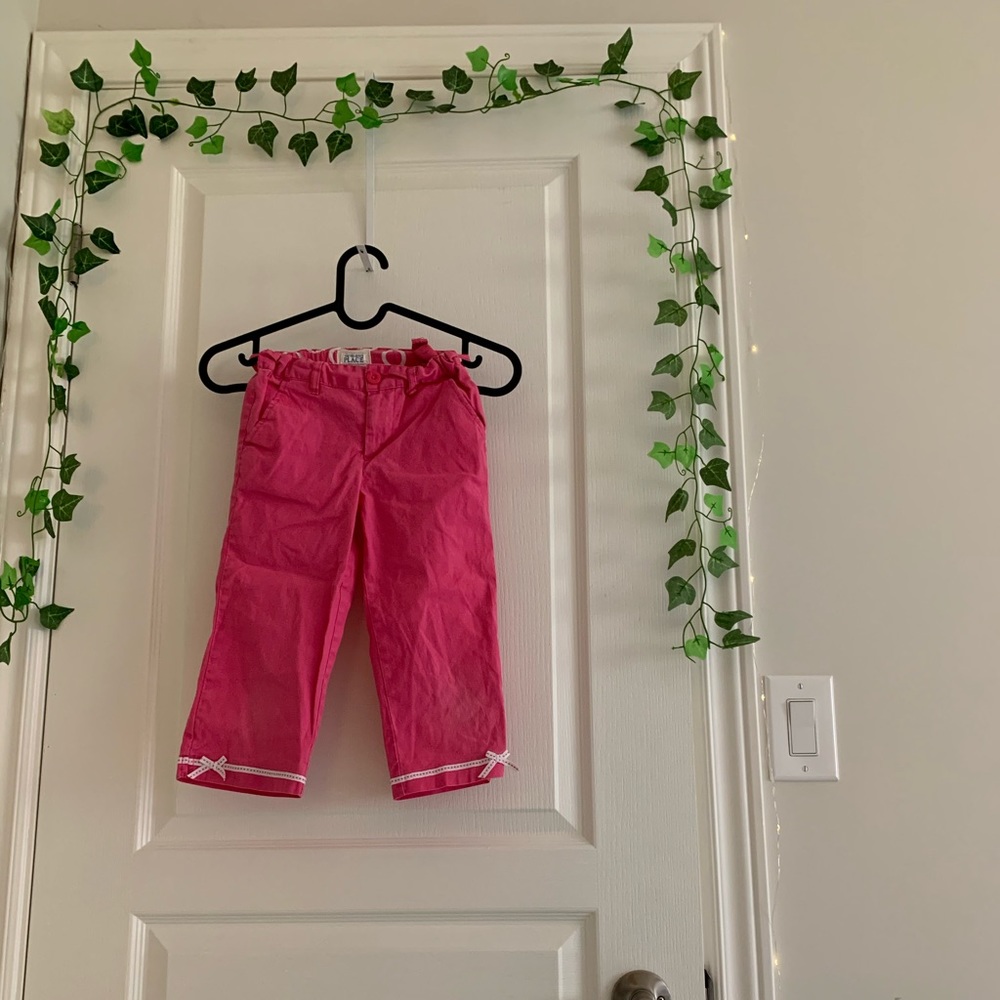 girls pink jeans